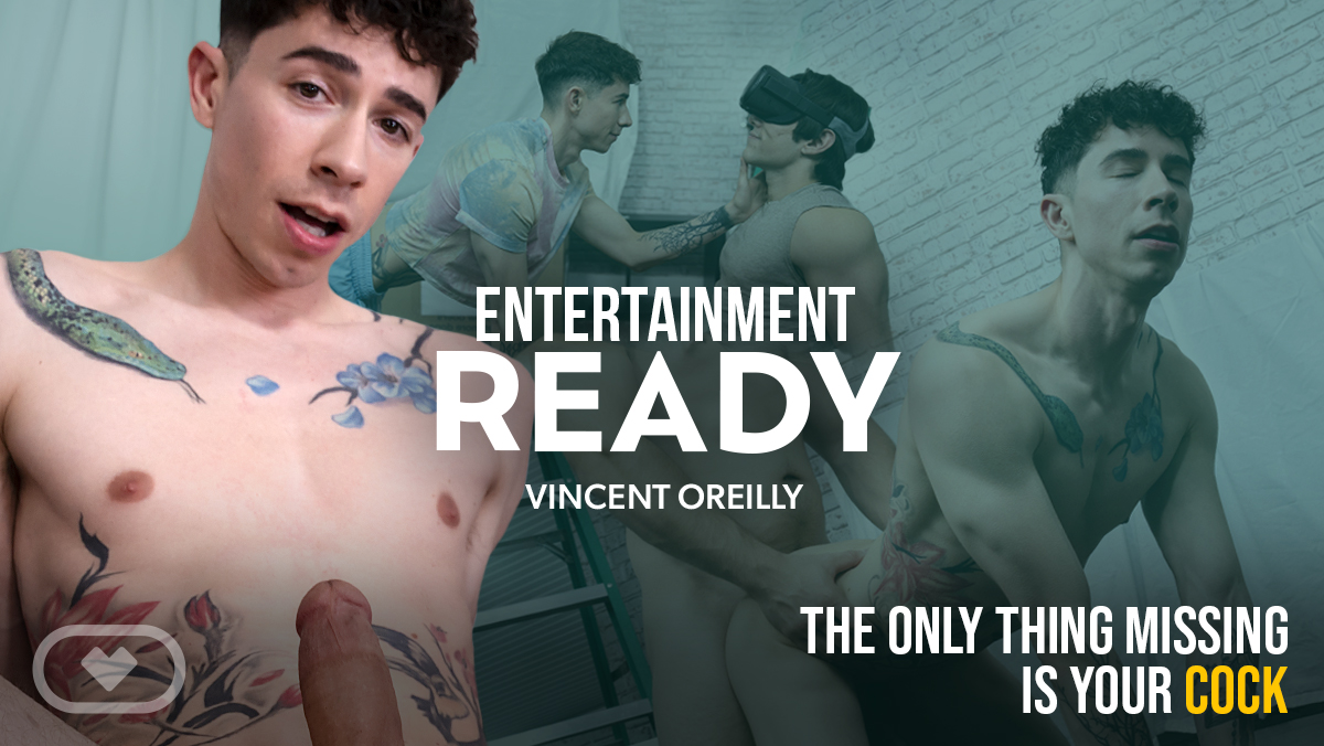 Gay VR Hardcore: Archie Paige & Vincent O'Reilly Bareback Blast