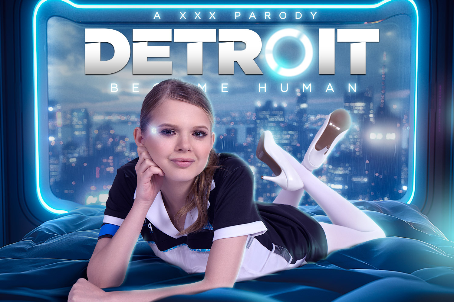 Detroit Become Human XXX Parody: Coco Lovelock as Horny Android Kara