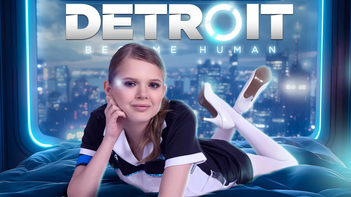Detroit Become Human XXX Parody: Coco Lovelock as Horny Android Kara