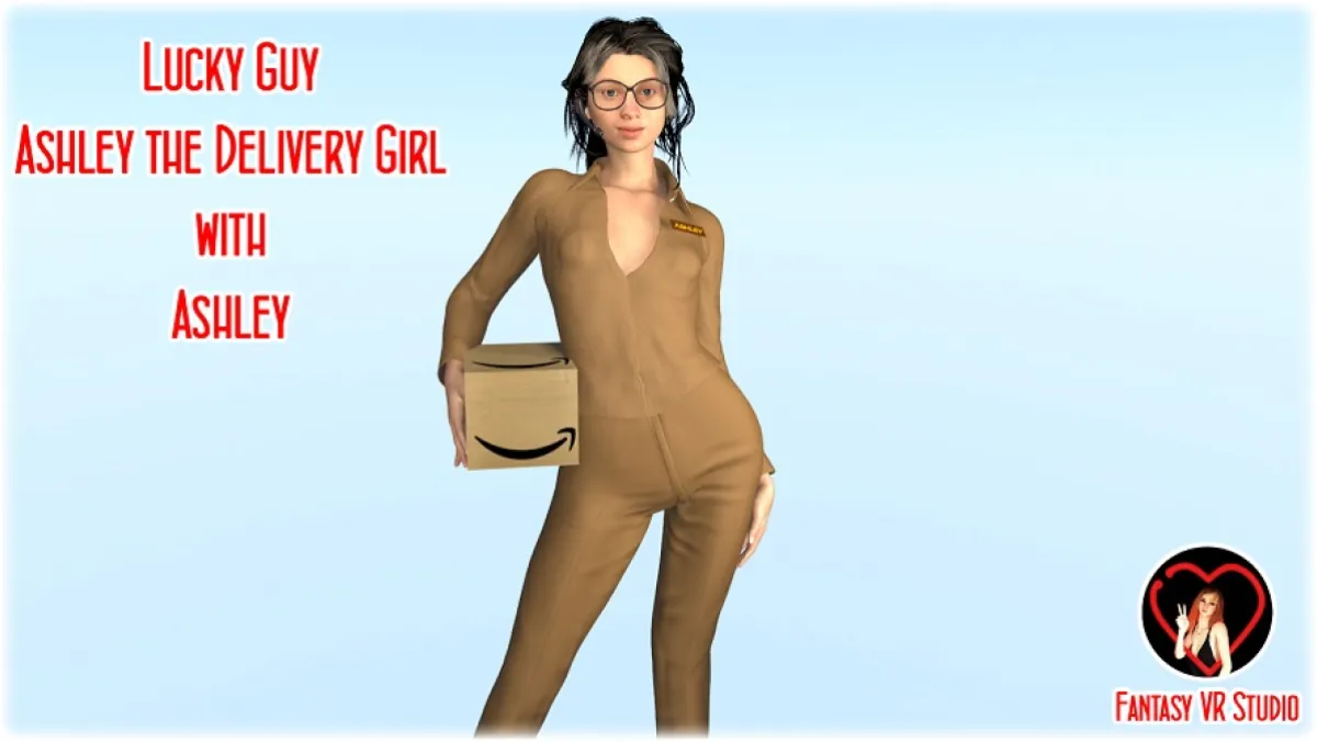 Lucky Guy Fucks Hot Delivery Girl Ashley in Wild VR POV