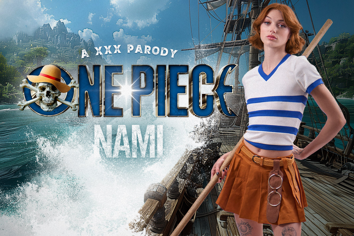 One Piece Nami XXX Parody: Shrooms Q's Wild Pirate Fuck in 8K VR