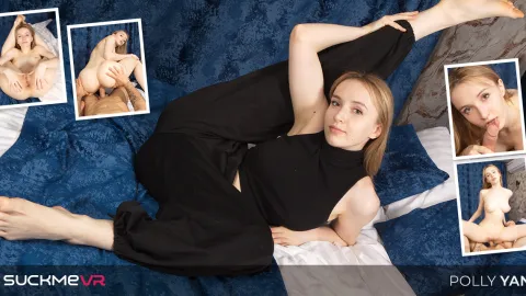 Flexible Polly Yangs Rides Fat Cock in Wild VR Fuck