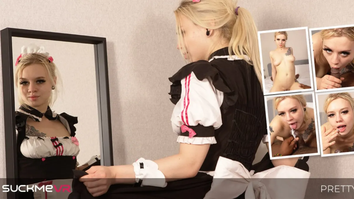 Pretty Di's BBC Cosplay Sex as Slutty Maid in VR POV