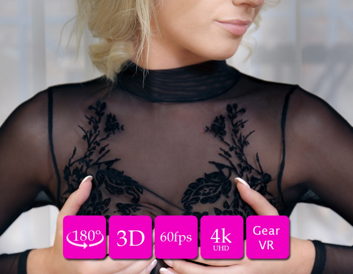 Tiffany's Seductive Nude VR Backstage Tease & Finger Play