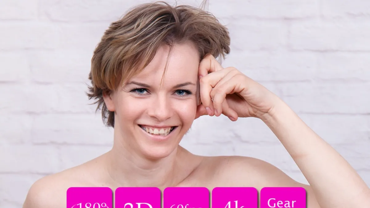 Kristina MILF's Nude Casting Backstage Tease in 3D 180VR