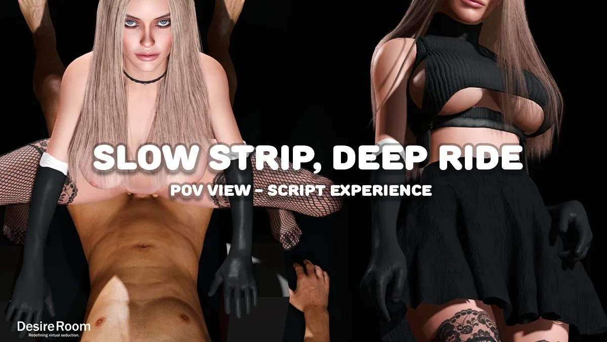 Slow Strip & Deep Ride with Alya - Sensual VR Fuck