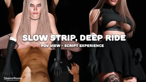 Slow Strip & Deep Ride with Alya - Sensual VR Fuck