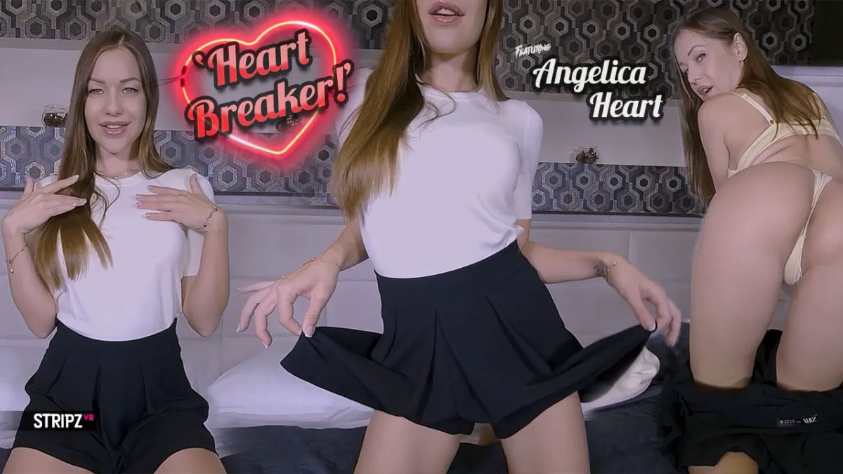 Heart Breaker Angelica Heart's Erotic VR Striptease Fantasy