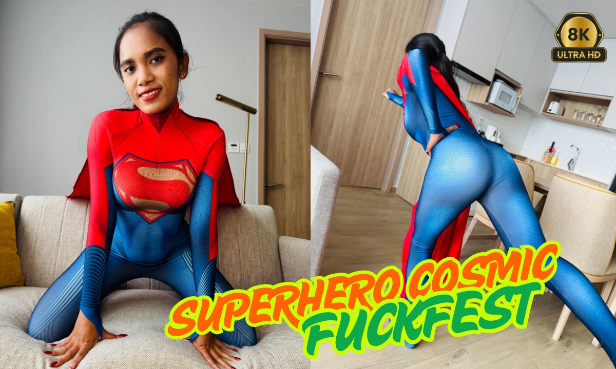 Asian MILF Superhero Cherry Lee in Cosmic VR Fuckfest