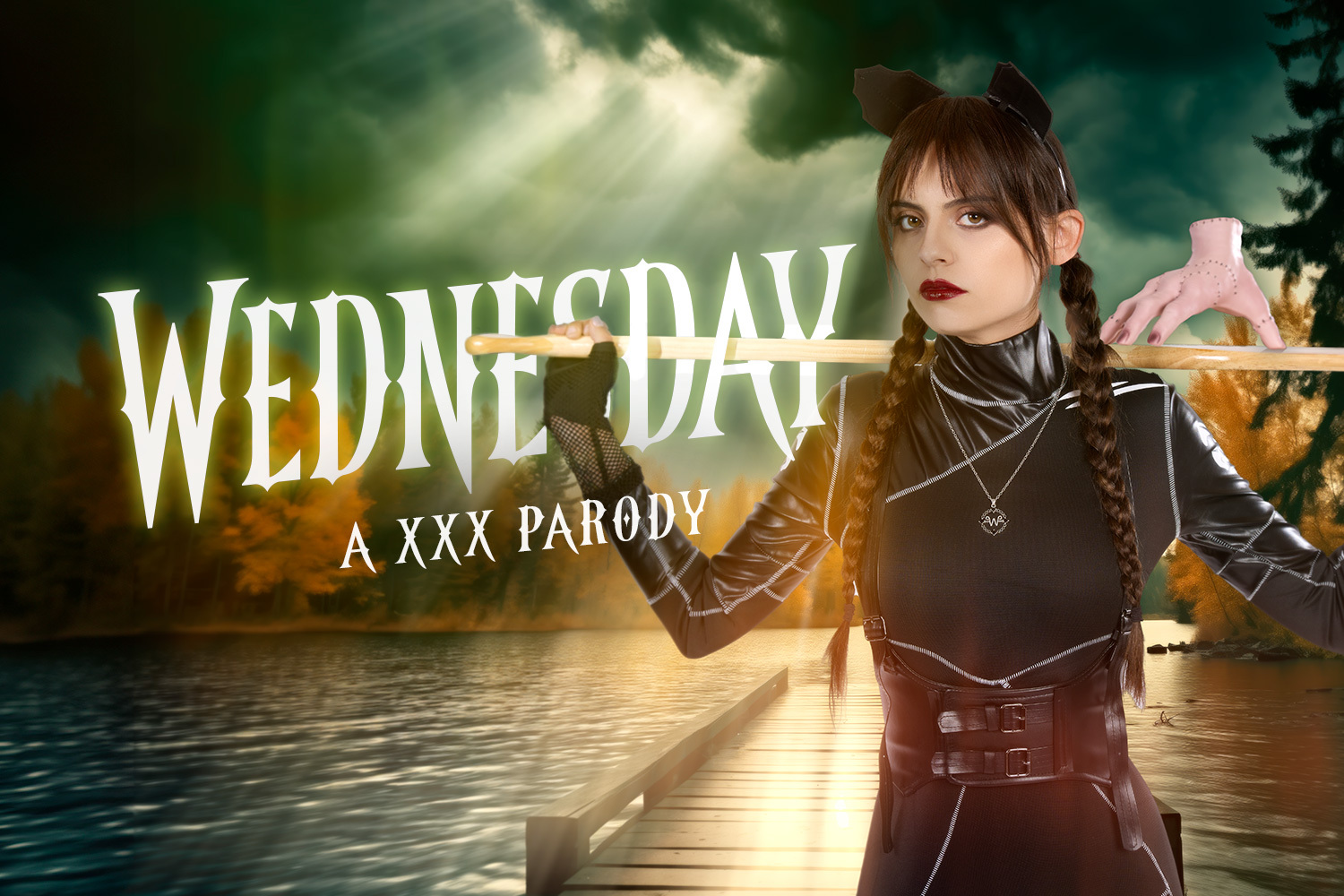 Wednesday Addams XXX Parody: Goth Angel Windell Fucks Hard