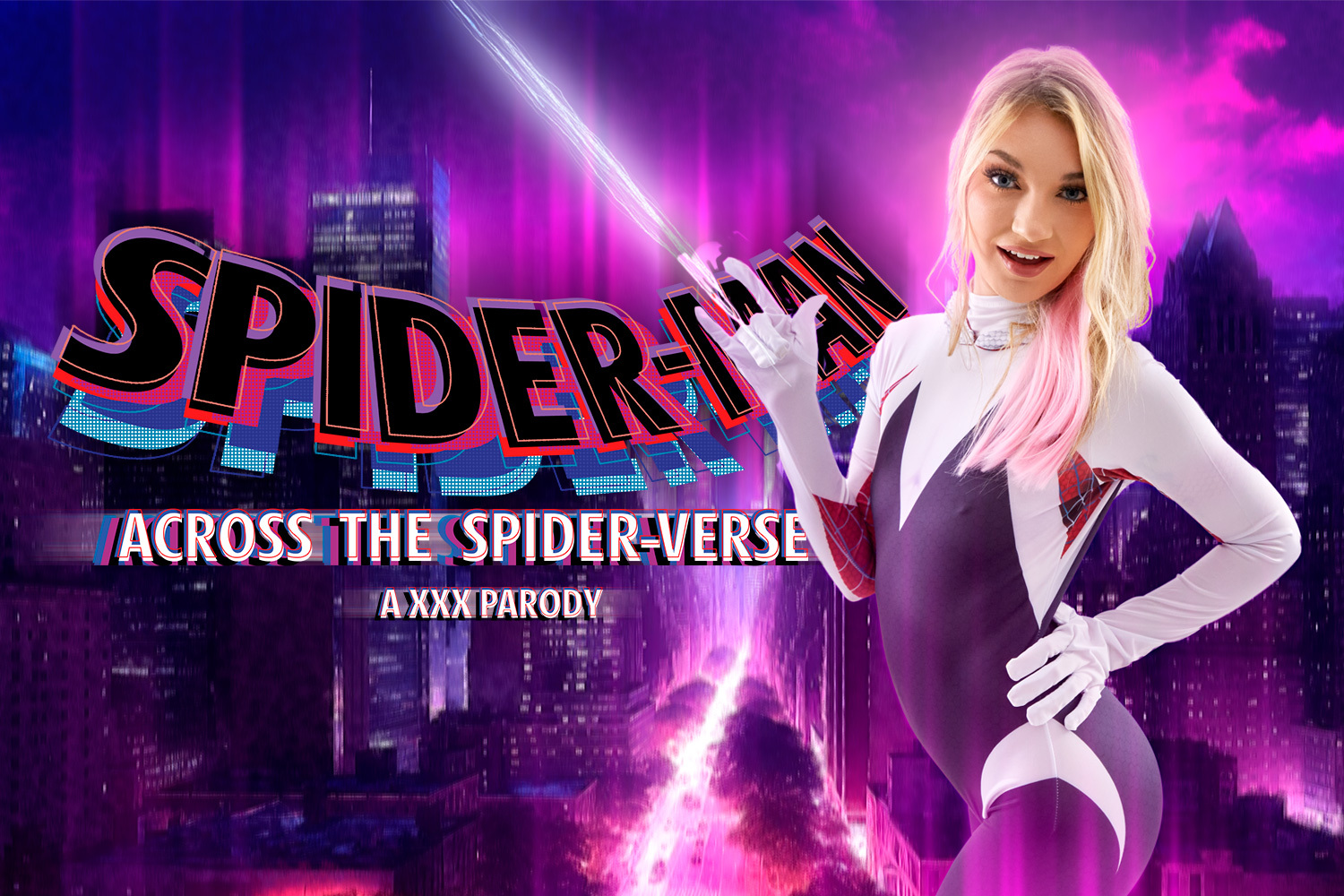 Gwen Stacy XXX Parody: Spiderverse VR Fuck with Daisy LaVoy