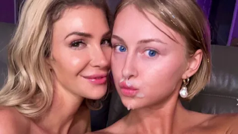 No Sex for 8 Months: Goddess Claire & Jill Palmer Threesome Explosion