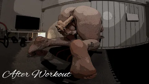 Sabdeluxe Post-Workout Solo: Sweaty Masturbation in 8K VR