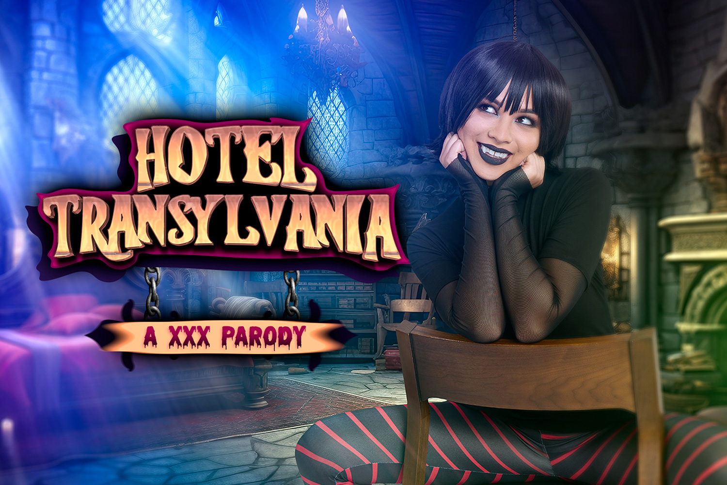 Hotel Transylvania XXX Parody: Scarlett Alexis as Mavis Sucks You Dry