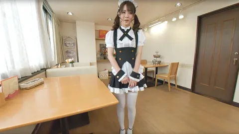3DVR Restaurant Seduction with Natsu Tojo - Hot Maid Action