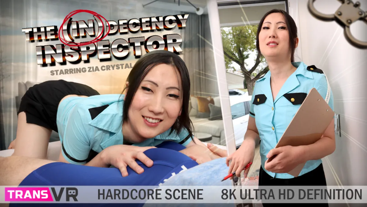 Trans Decency Inspector Zia Cristal's Naughty VR Probe