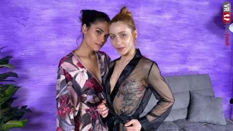 Chiara & Stella's Sensual Oil Foot Massage in VR