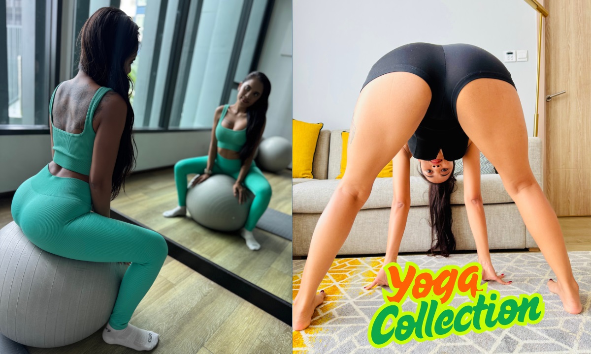 Horny Asian MILF Cherry Lee in Wild Yoga Fuck Compilation