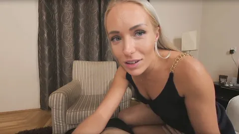 Blonde Bombshell Angelika Grays in Intense Creampie VR Fuck