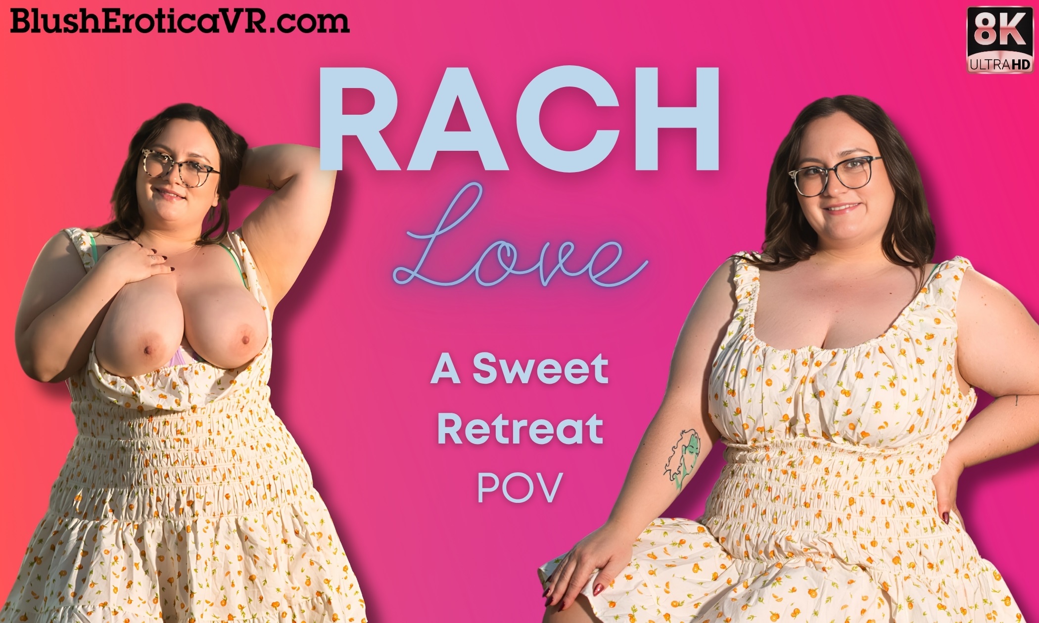 Rach Love's Sweet Retreat: BBW Solo Masturbation in VR