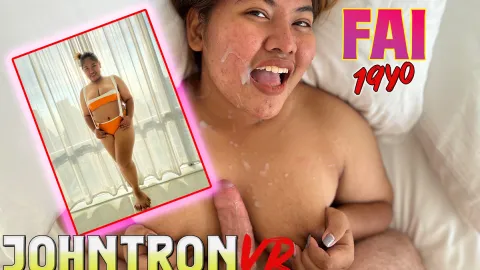 Fat Thai Maid Craves White Cum in Wild VR Fuck