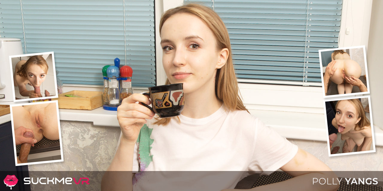 Morning Coffee Ignites Polly Yangs' Raw Horny Lust in VR