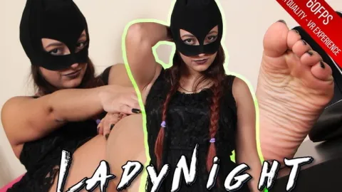 LadyNight's Silky Feet Tease in VR - Foot Fetish Fantasy