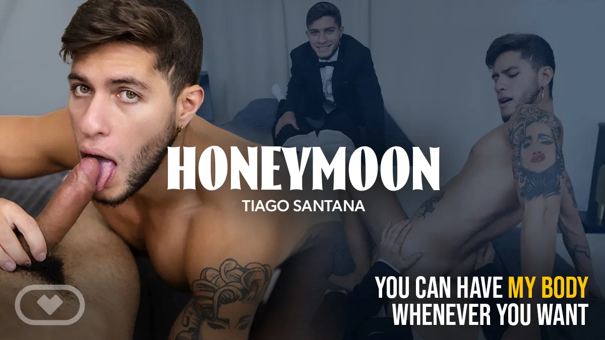 Gay Honeymoon Passion: Alex Rosso & Tiago Santana Fuck Raw