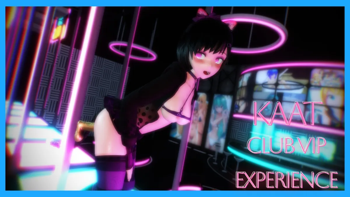 Kaat's VIP Tease: Seductive Hentai Pole Play in 8K VR