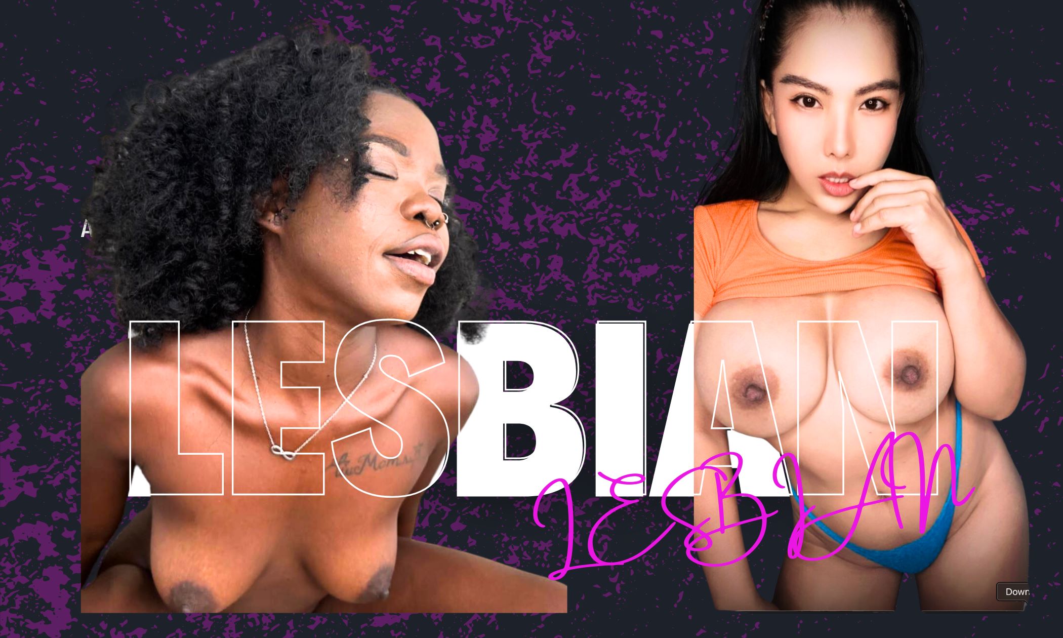 Thai & African Lesbian Passion: Amelia Star's Wild VR Fuck