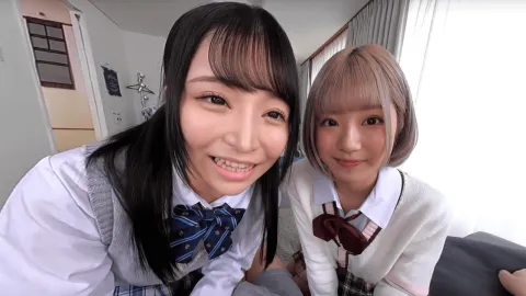 Twin Japanese Beauties Torment My Nipples in Wild Threesome Pt.1