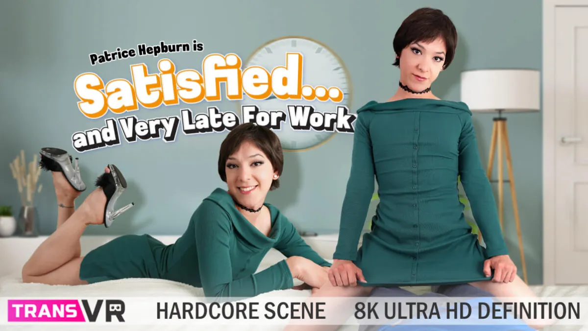 Horny Trans Quickie: Patrice Hepburn's Late-for-Work Fuck Fest