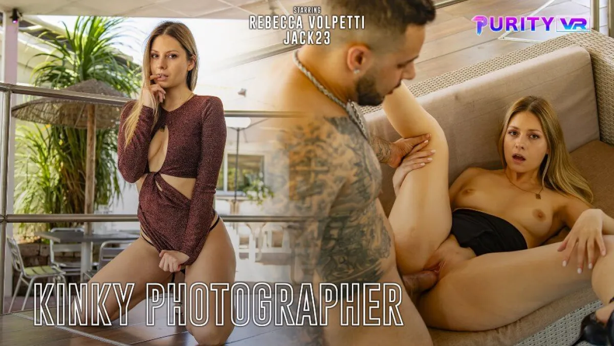 Kinky Photographer Fucks Seductive Blonde Model Rebecca Volpetti in VR