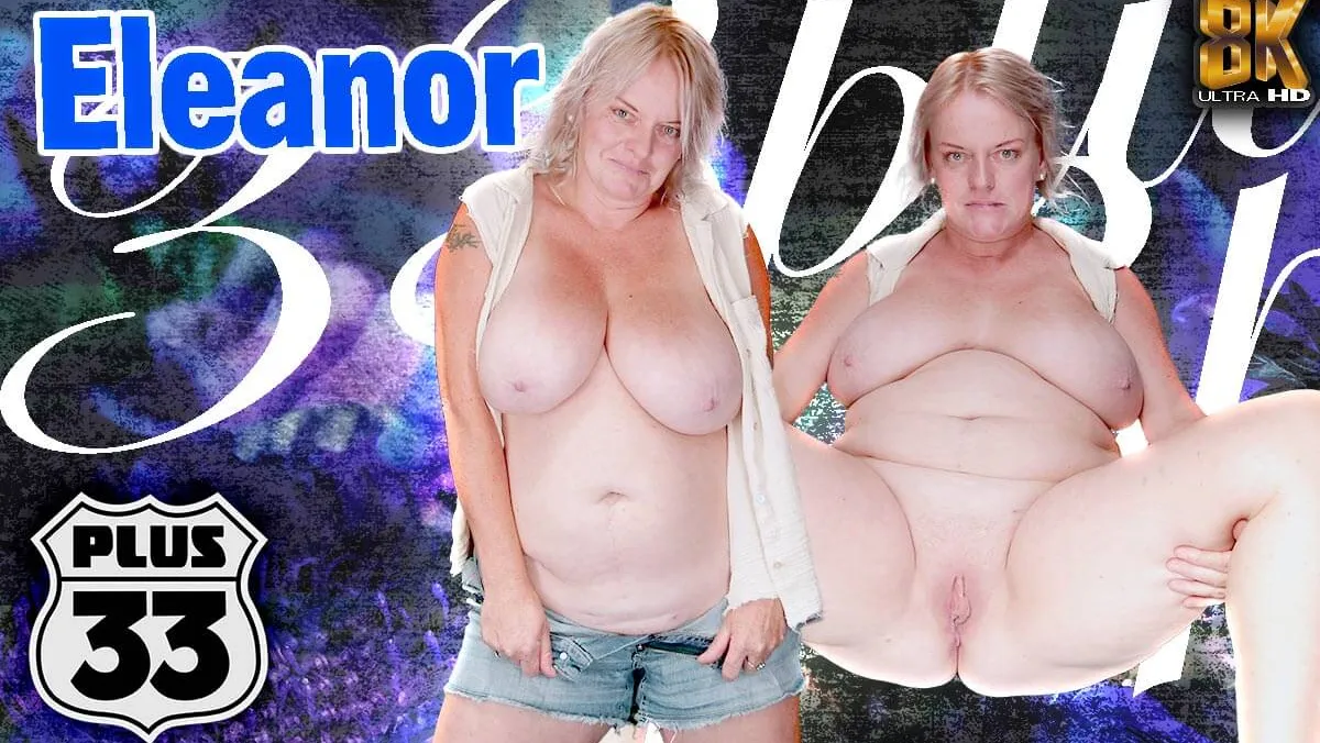 Eleanor's Wild Solo Ride: Busty MILF Fingers Shaved Pussy to Screaming Orgasm