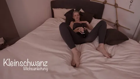 Blonde MILF Sabdeluxe's Cruel Small Cock Jerk Off Humiliation VR