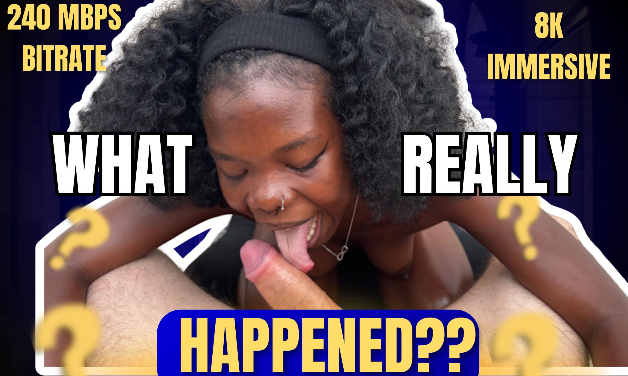 Amelia Star's Ebony Ass Blasted in 8K VR Blowjob & Squirt