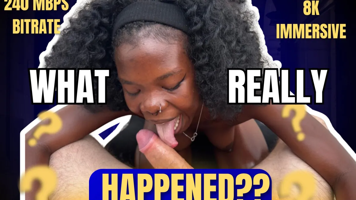 Amelia Star's Ebony Ass Blasted in 8K VR Blowjob & Squirt