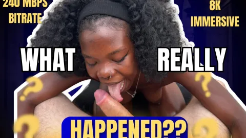 Amelia Star's Ebony Ass Blasted in 8K VR Blowjob & Squirt