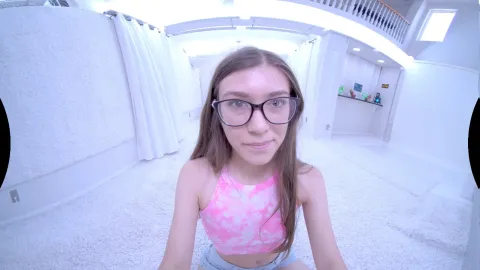 New Teen Brunette Model Strips for You