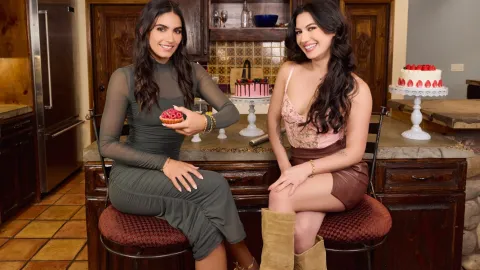 Megan & Isa: Latina Tradwives Share Your Cock in VR