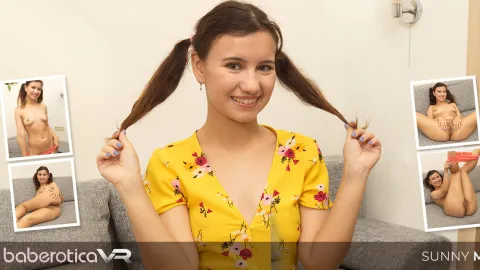 Cute And Tiny Teen Sunny May Wants To Be A Pornstar