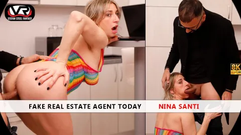 Fake Real Estate Agent Seduces Nina Santi in Wild VR Fuck