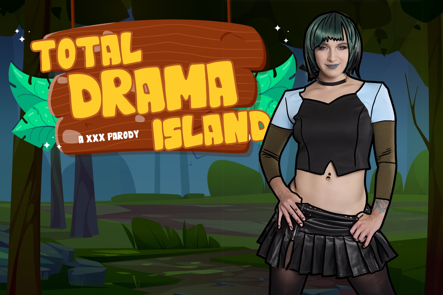 Total Drama Island XXX Parody: Sonny McKinley as Goth Gwen Fucks Hard
