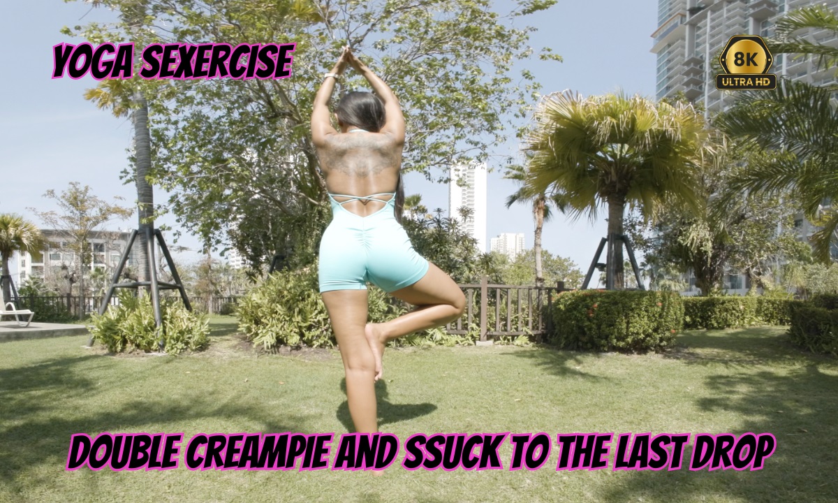 Yoga Sexercise: Double Creampie & Suck to the Last Drop with Cherry Lee