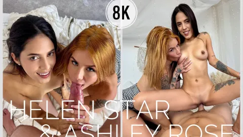 Steamy VR Threesome with Colombian Babes Ashley & Helen