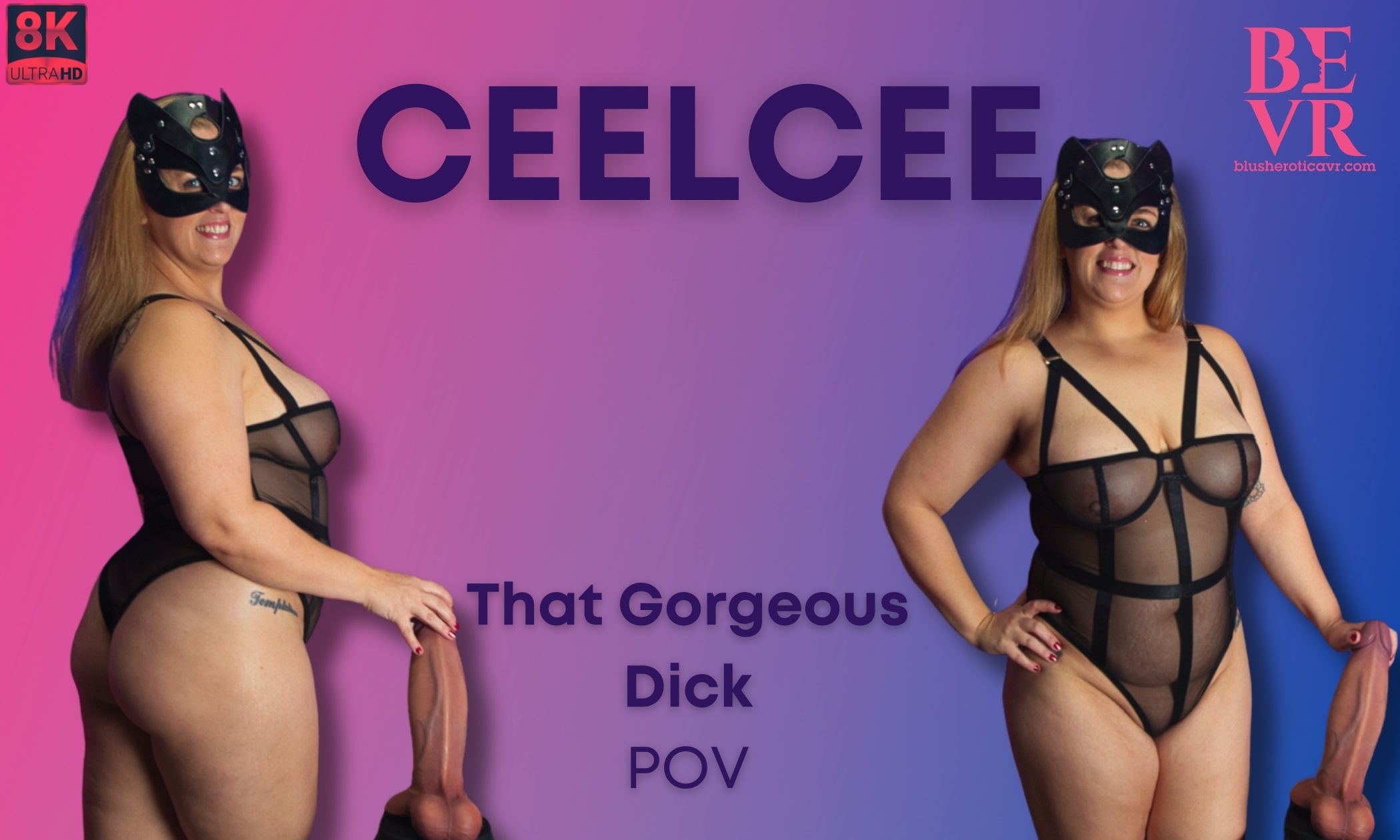 Ceelcee’s BBW Curves Worship That Gorgeous Dick in VR