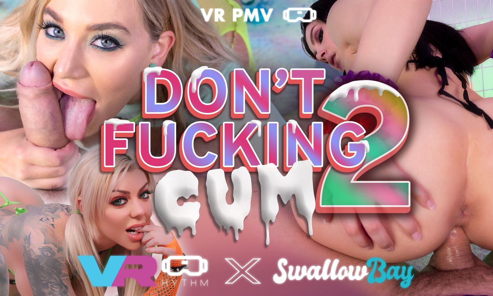 Don't Fucking Cum 2: VR PMV Edging Marathon with Insatiable Sluts