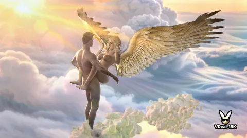 Heavenly Fuck with a Hot Angel in Spicy VR Reception