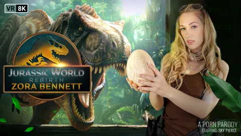 Jurassic World Rebirth: Zora Bennett's Wild VR Fuck Parody