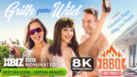Grills Gone Wild Remastered: Sizzling VR Orgy with Abby Lee Brazil & Valentina Nappi